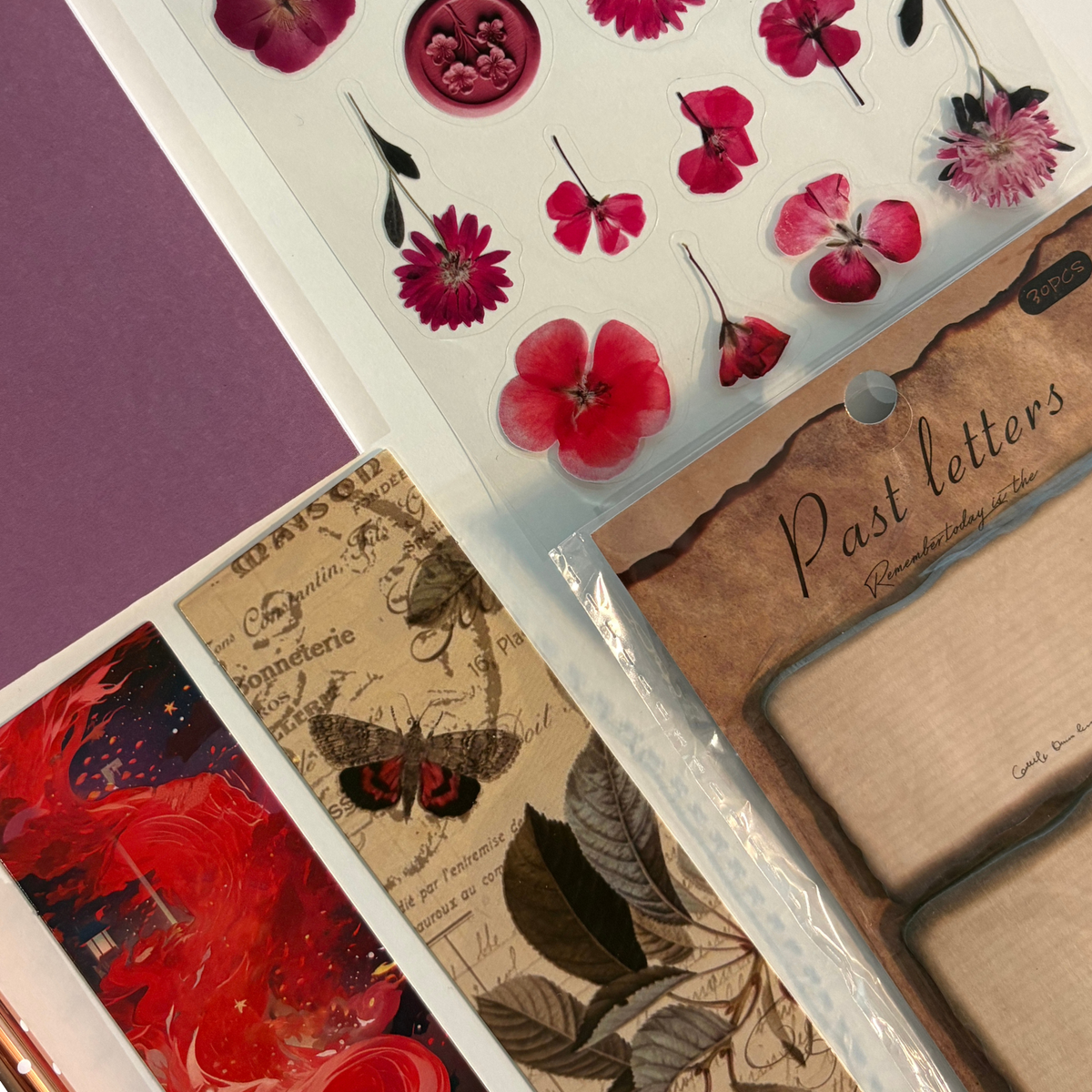 Pocket Stationery Edit - Ruby