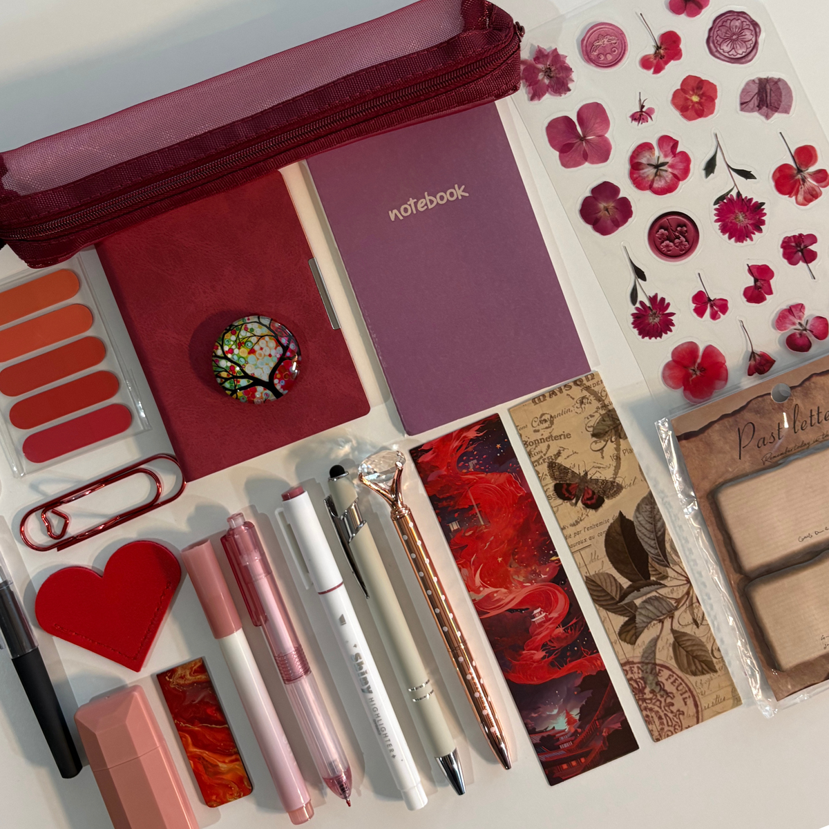 Pocket Stationery Edit - Ruby